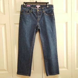 LILLY PULITZER MAIN LINE FIT STRAIGHT CROP